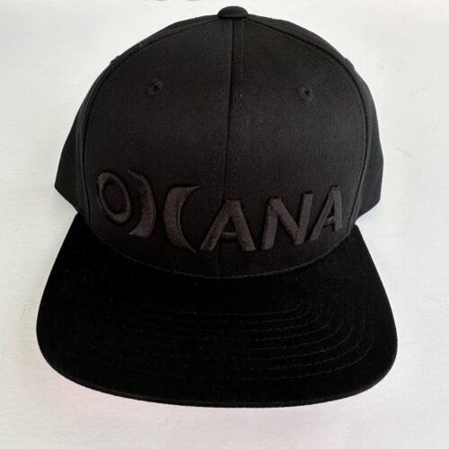 black embroidered ohana Hurley cap