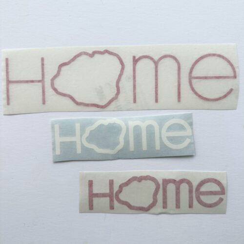Home sticker pack 10" pink 6" pink 6" white