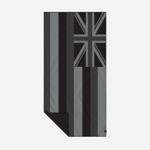 black charcoal Hawaii flag