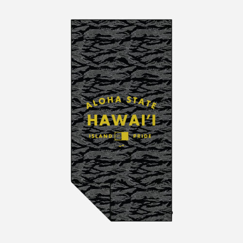 black camo yellow Aloha State Hawaii