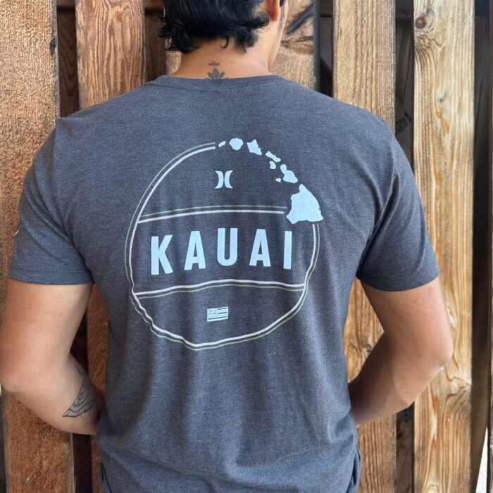 Hurley Kauai charcoal heather with white